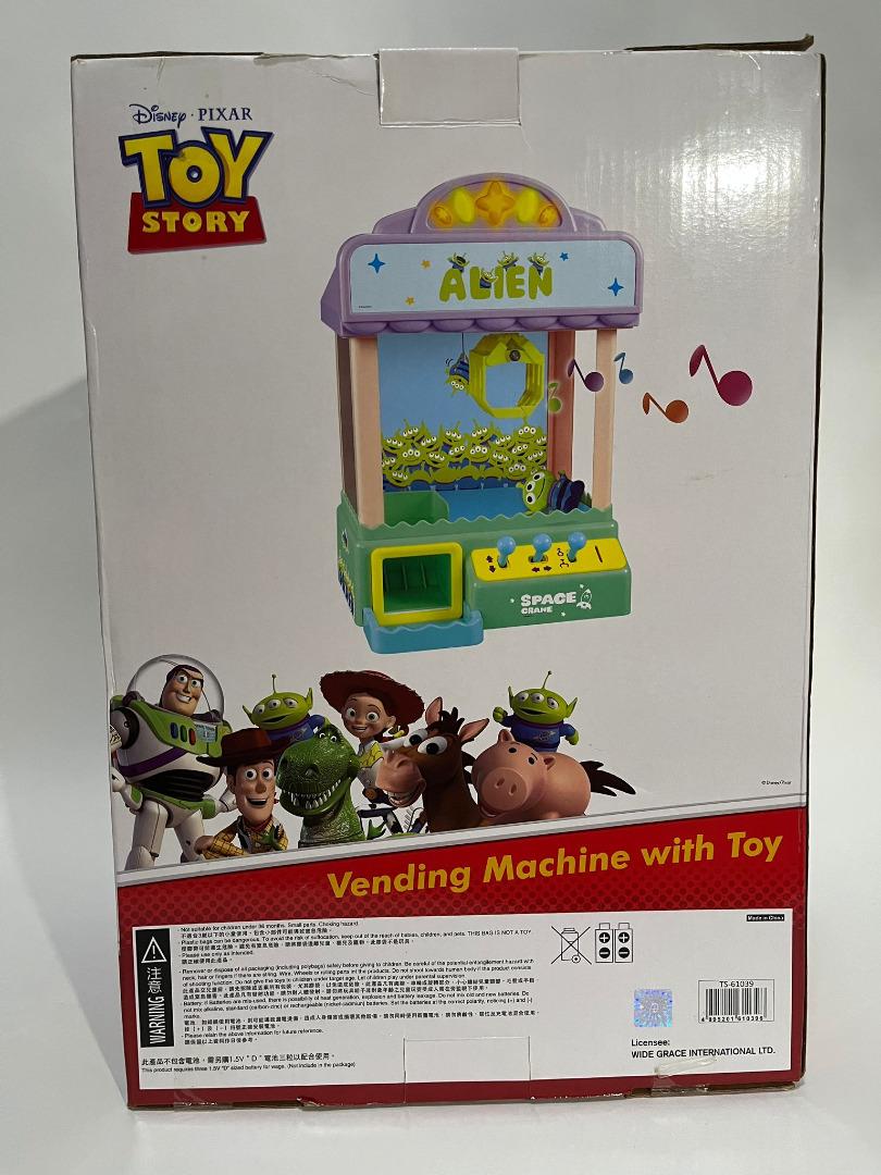 Toy Story [反斗奇兵] Vending Machine With Toy 三眼仔夾公仔機, 興趣及遊戲, 玩具 & 遊戲類