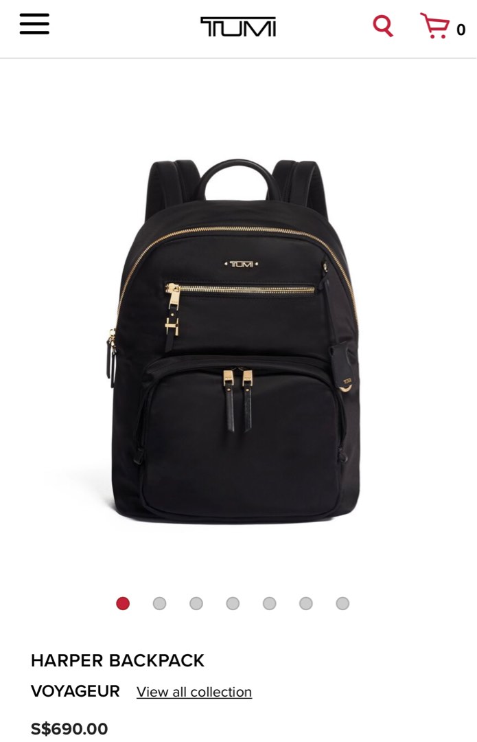 Tumi harper discount backpack review