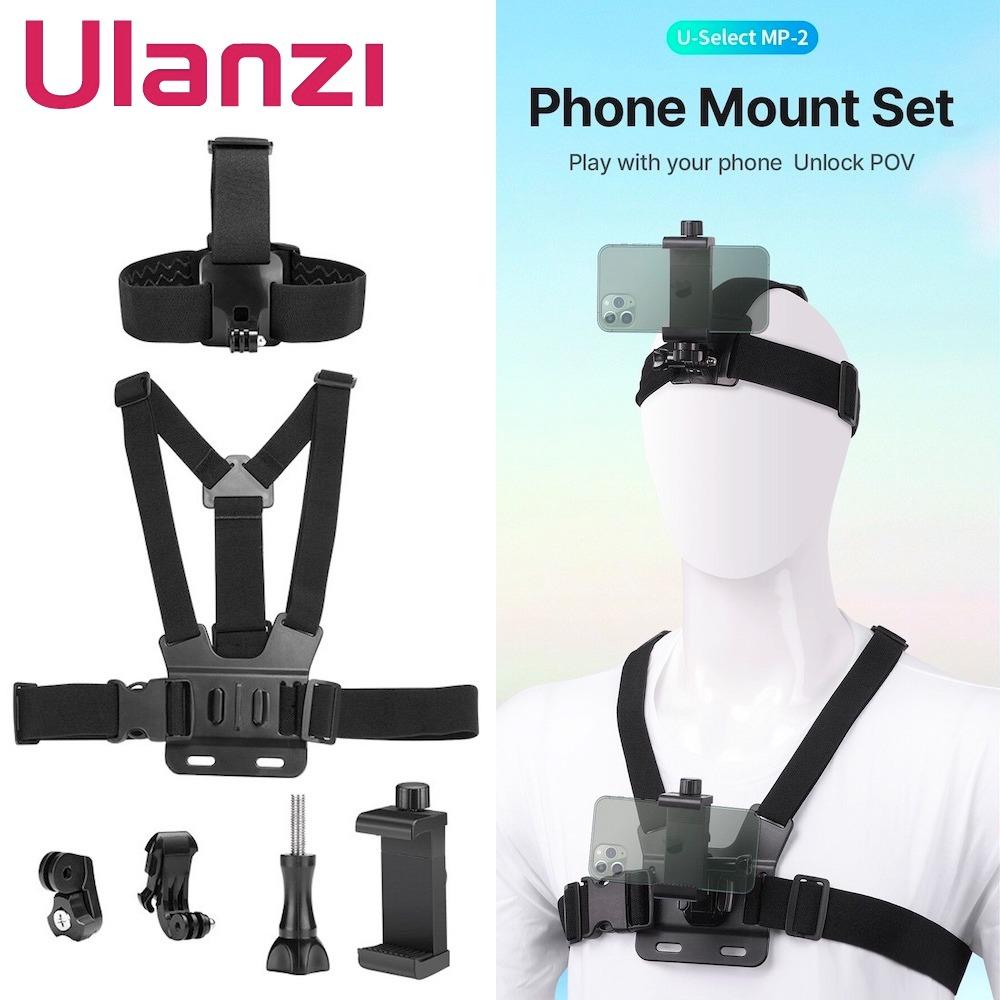 Accessories Set for GoPro Hero 12/11/10/9/8/7/6/5/4,New Quick Release Head  Strap Mount + Chest Mount Harness + Backpack Clip Holder + 360°Rotating