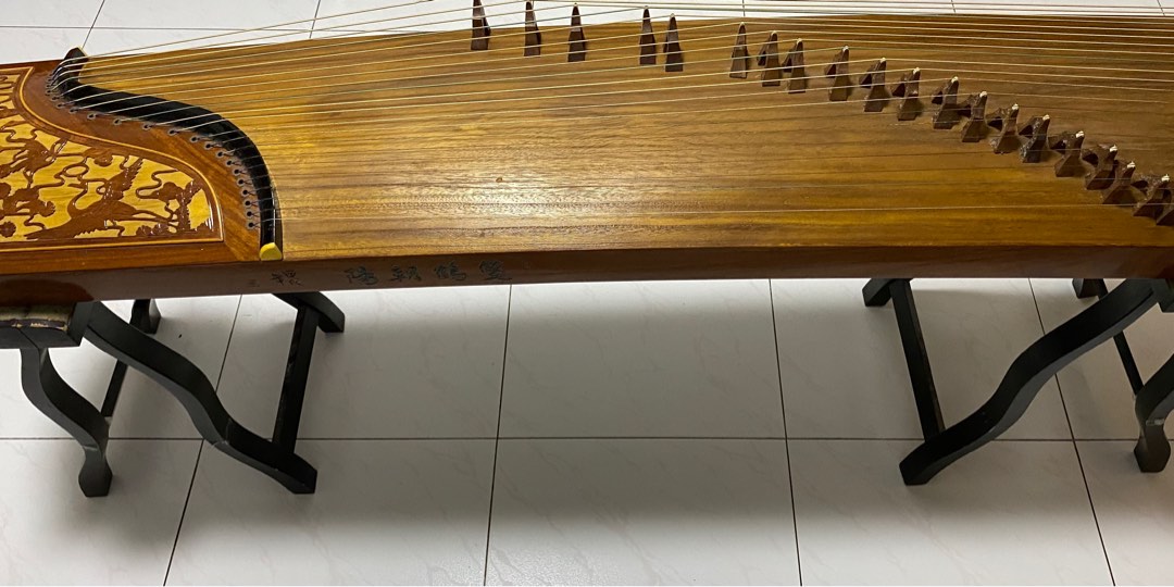 Used Guzheng, Hobbies & Toys, Music & Media, Musical Instruments on
