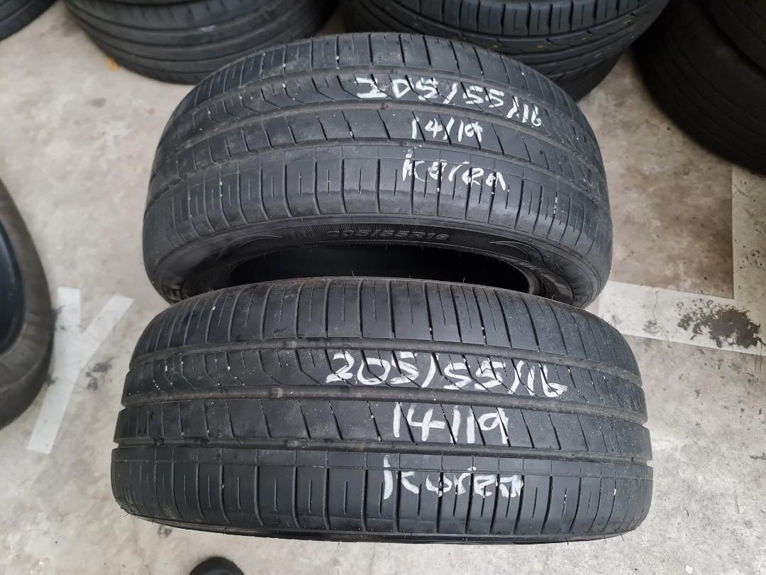 USED TYRES (205/55/16) NEXEN, Car Accessories, Tyres & Rims on Carousell