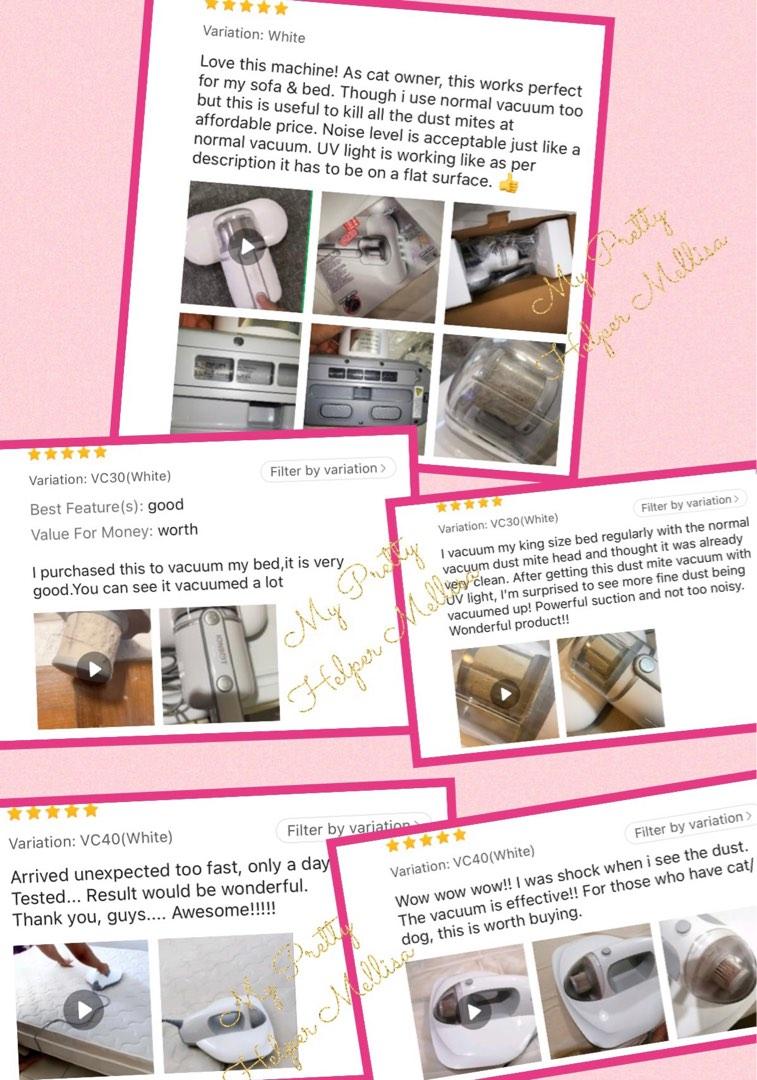 UV Dust Mite IONBOT Vacuum Cleaner Handheld VC30/VC40, TV & Home