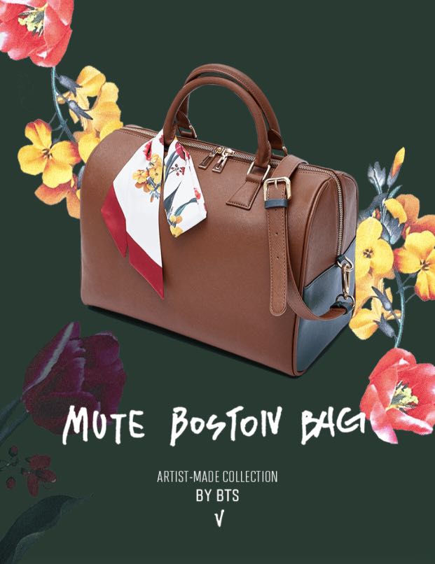 MUTE BOSTON BAG by BTS V ( PREMIUM COPY), Hobbies & Toys, Memorabilia &  Collectibles, K-Wave on Carousell