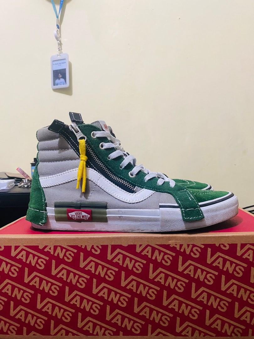 Vans Sk8 Hi Cut n Paste Green