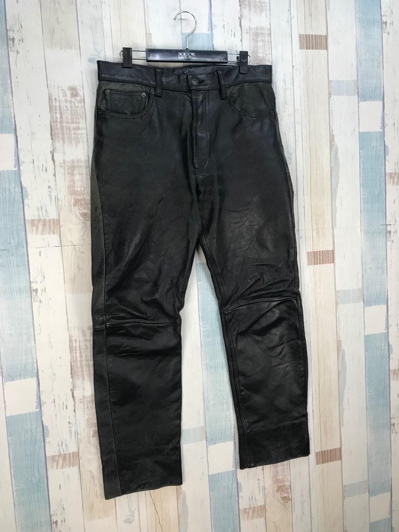 Vintage Levis Leather Pants Men s Fashion Bottoms Jeans on Carousell