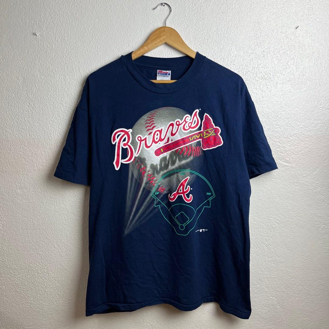 MLB VINTAGE ATLANTA BRAVES MAJESTIC JERSEY, Men's Fashion, Tops & Sets,  Tshirts & Polo Shirts on Carousell