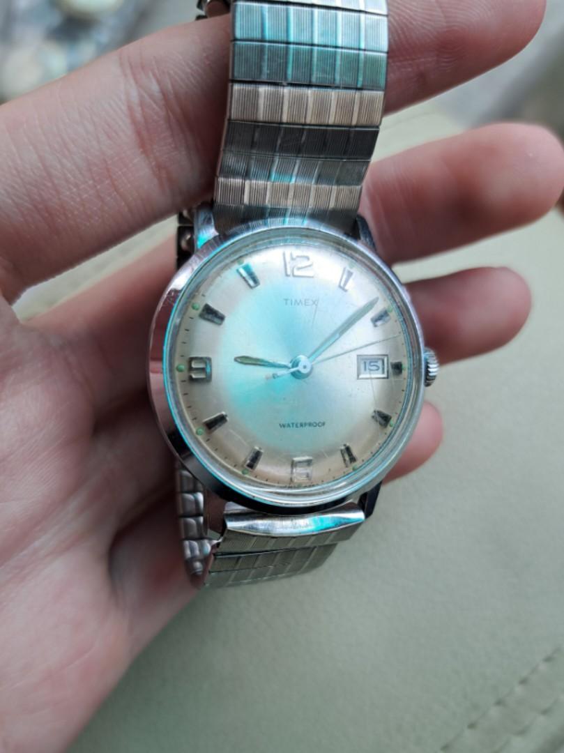 Vintage timex waterproof mechanical watch, Luxury, Watches on Carousell