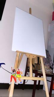 Wooden Easel/ painting display stand 1.75m