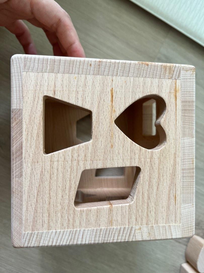 Wooden shape sorter, Babies & Kids, Infant Playtime on Carousell