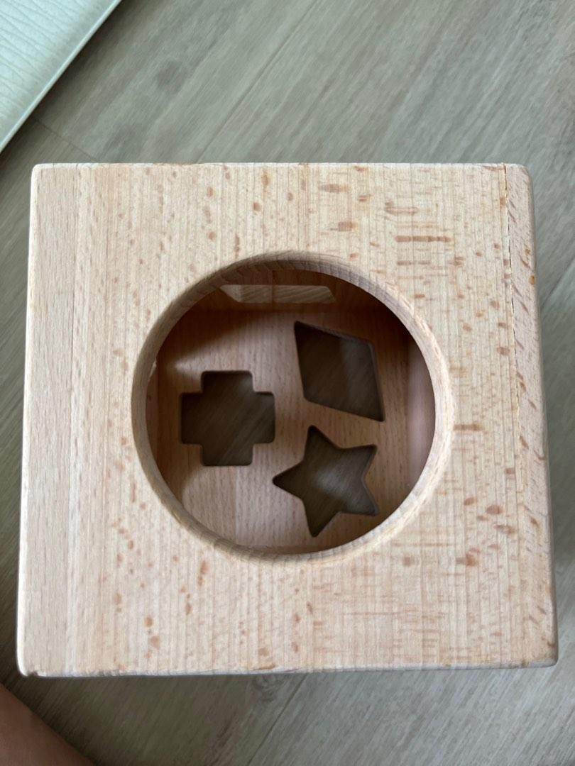 Wooden shape sorter, Babies & Kids, Infant Playtime on Carousell