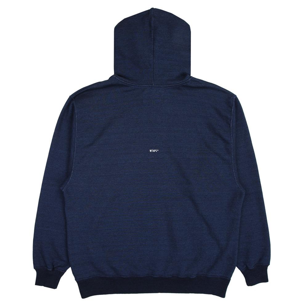 WTAPS AII 02 / HOODY / COTTON 221ATDT-CSM37 INDIGO HOODIE, 男裝 