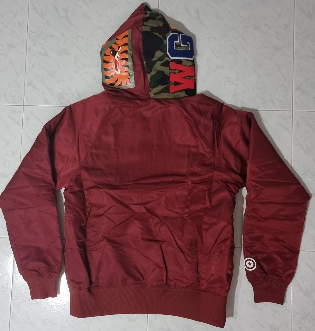 Red bape coat online