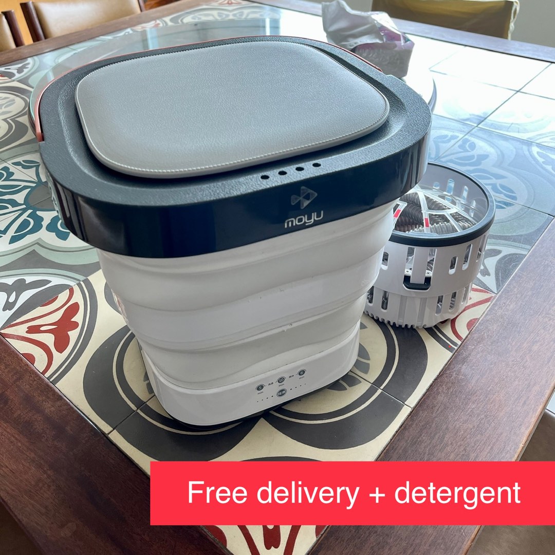 Xiaomi Moyu Portable Washing Machine with Spinner Basket (Free