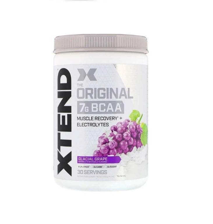 Xtend BCAA 30 Servings (Grape flavour), Health & Nutrition, Health ...