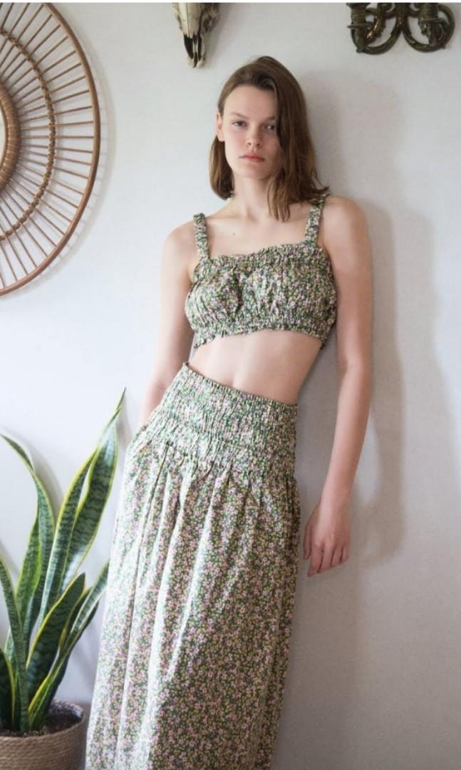 Floral print skirt zara clearance
