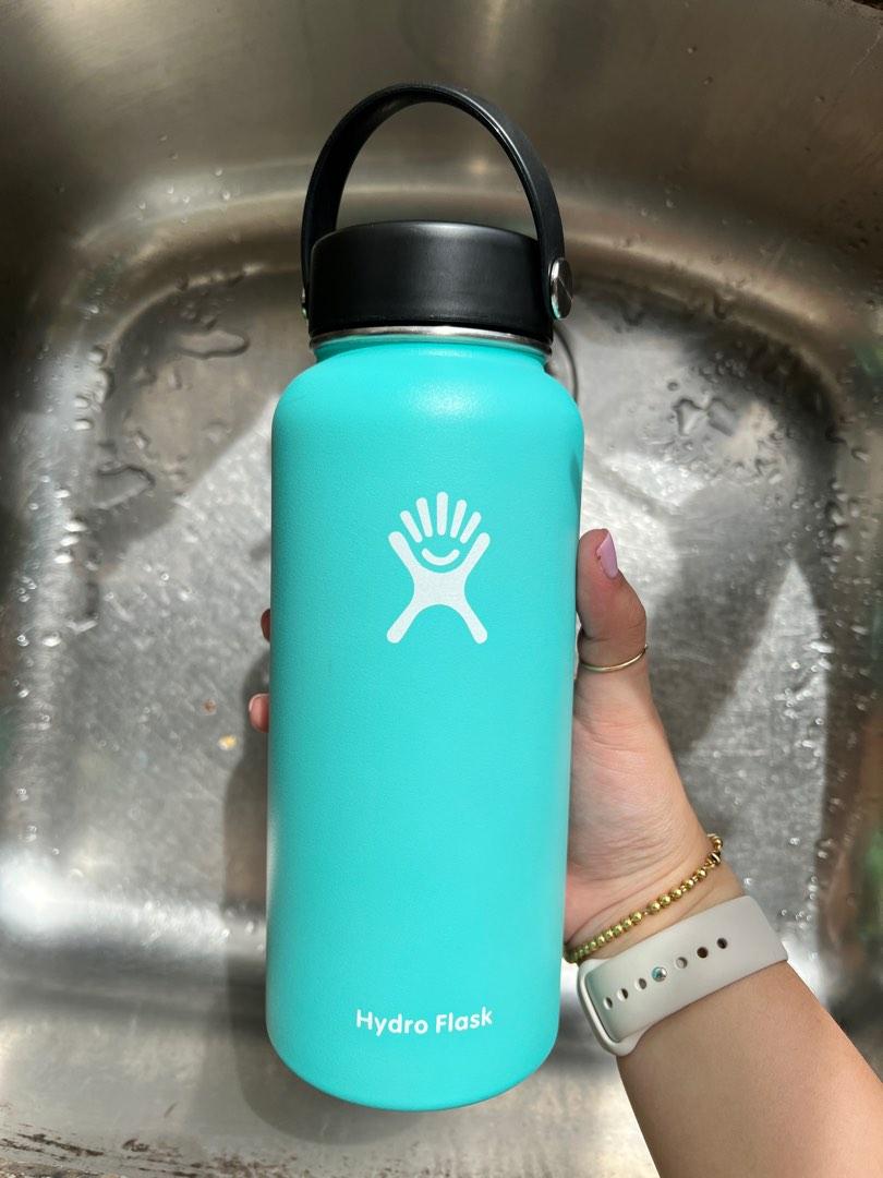 32oz Hydro Flask Mint Green, Furniture & Home Living, Kitchenware