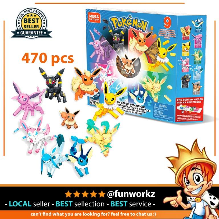 Buy Mega Construx Pokemon Every Eevee Evolution Toy Building Set