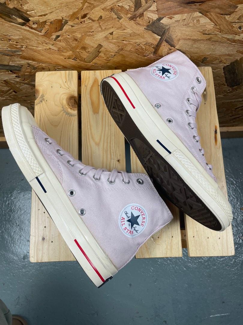 8uk Converse Chuck 70 Heritage Court Hi Top Barely Rose Men s