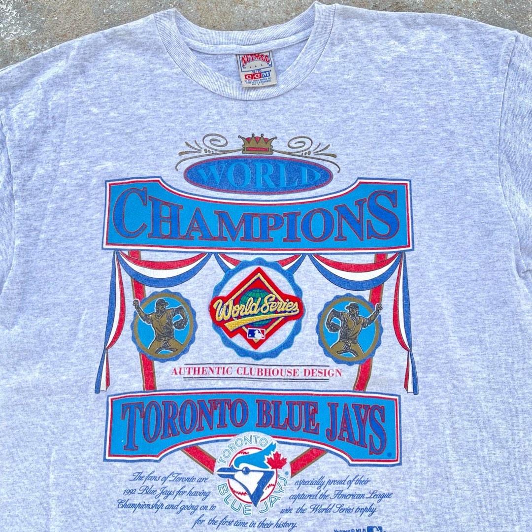 1992 Toronto Blue Jays World Series Trophy Salem MLB T Shirt Size