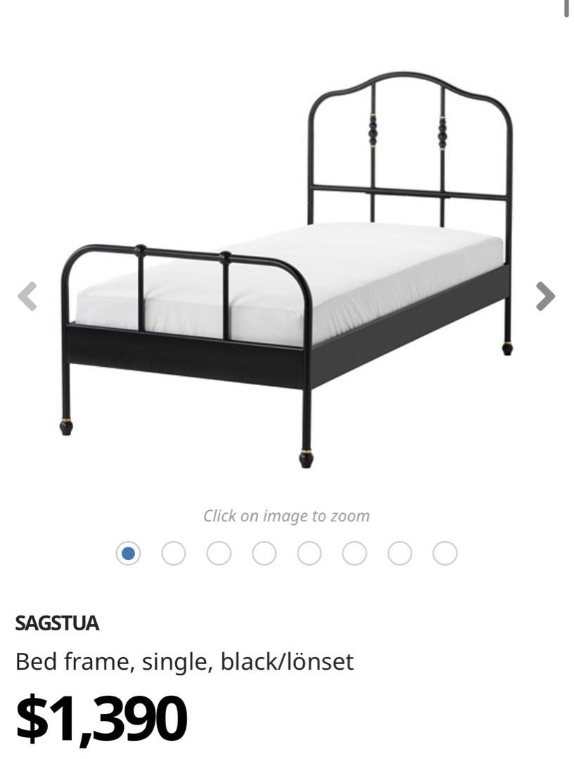 [99 New] Ikea Single bed frame , 傢俬＆家居, 傢俬, 床架及床褥 Carousell