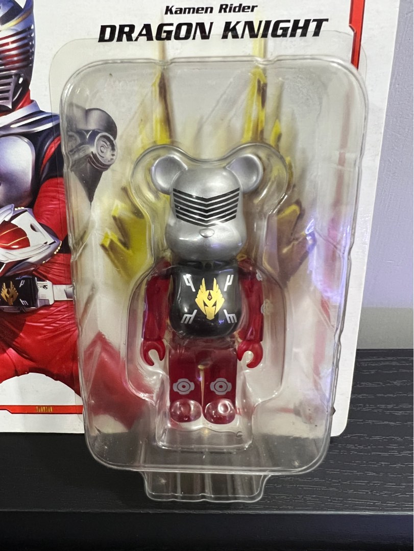 全新未開封日版Medicom Kamen Rider Dragon Knight 100% Be@rbrick 龍