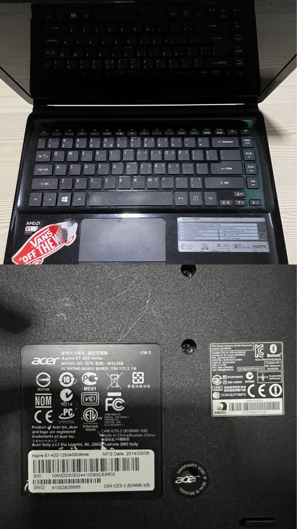 Acer laptop 2014, Computers & Tech, Laptops & Notebooks on Carousell