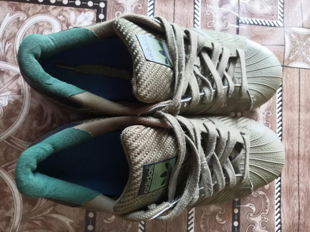 Superstars adidas olivgrün sales