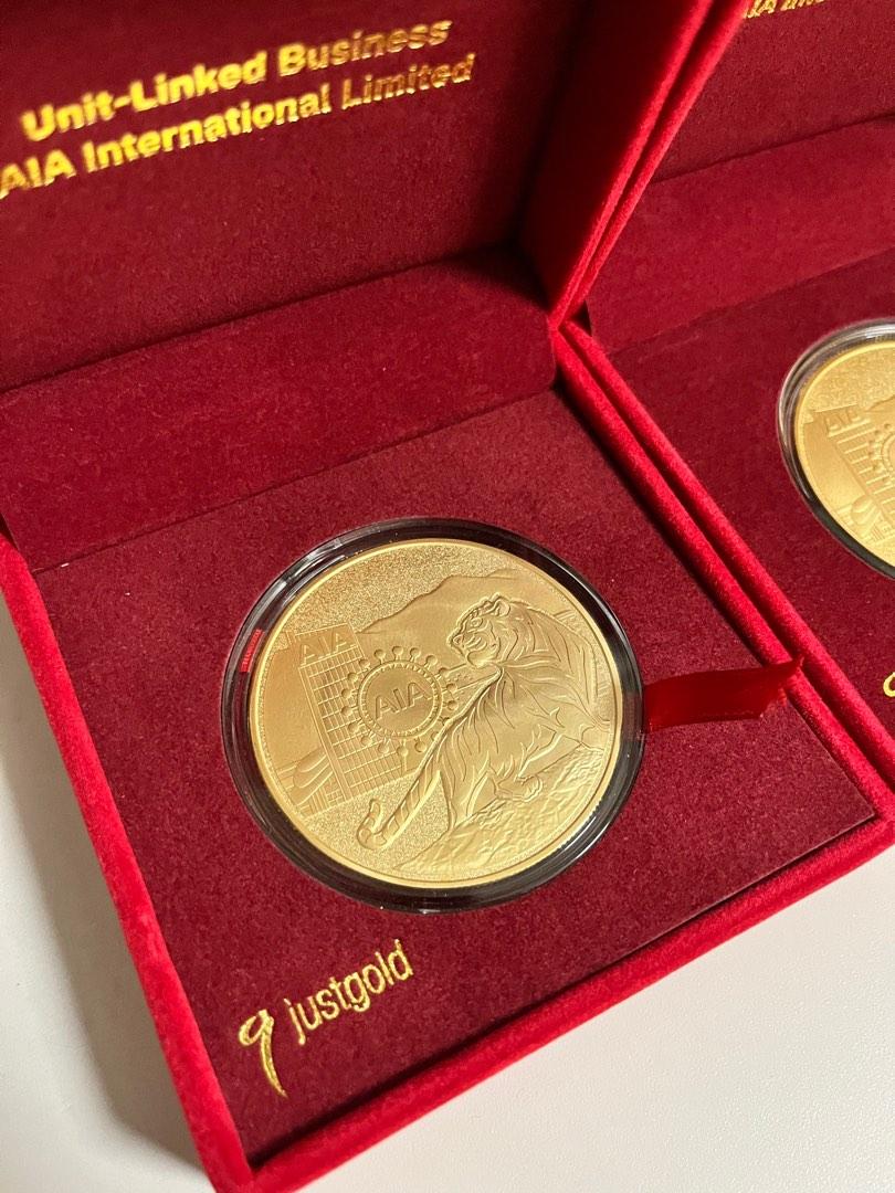 AIA 友邦Just Gold 虎年金幣, 興趣及遊戲, 收藏品及紀念品, 錢幣- Carousell
