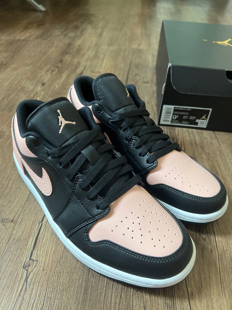 AJ 1 Low Crimson Tint Men s Fashion Footwear Sneakers on Carousell