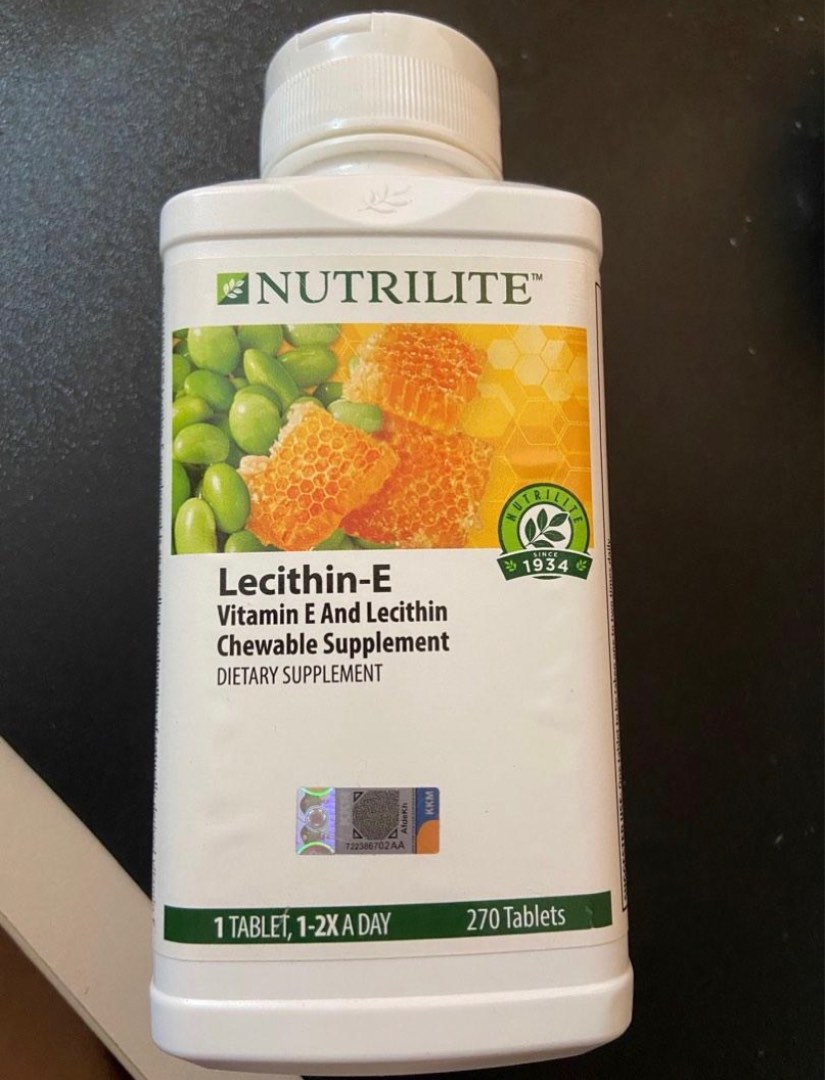 Amway Nutrilite Lecithin E, Health & Nutrition, Health Supplements