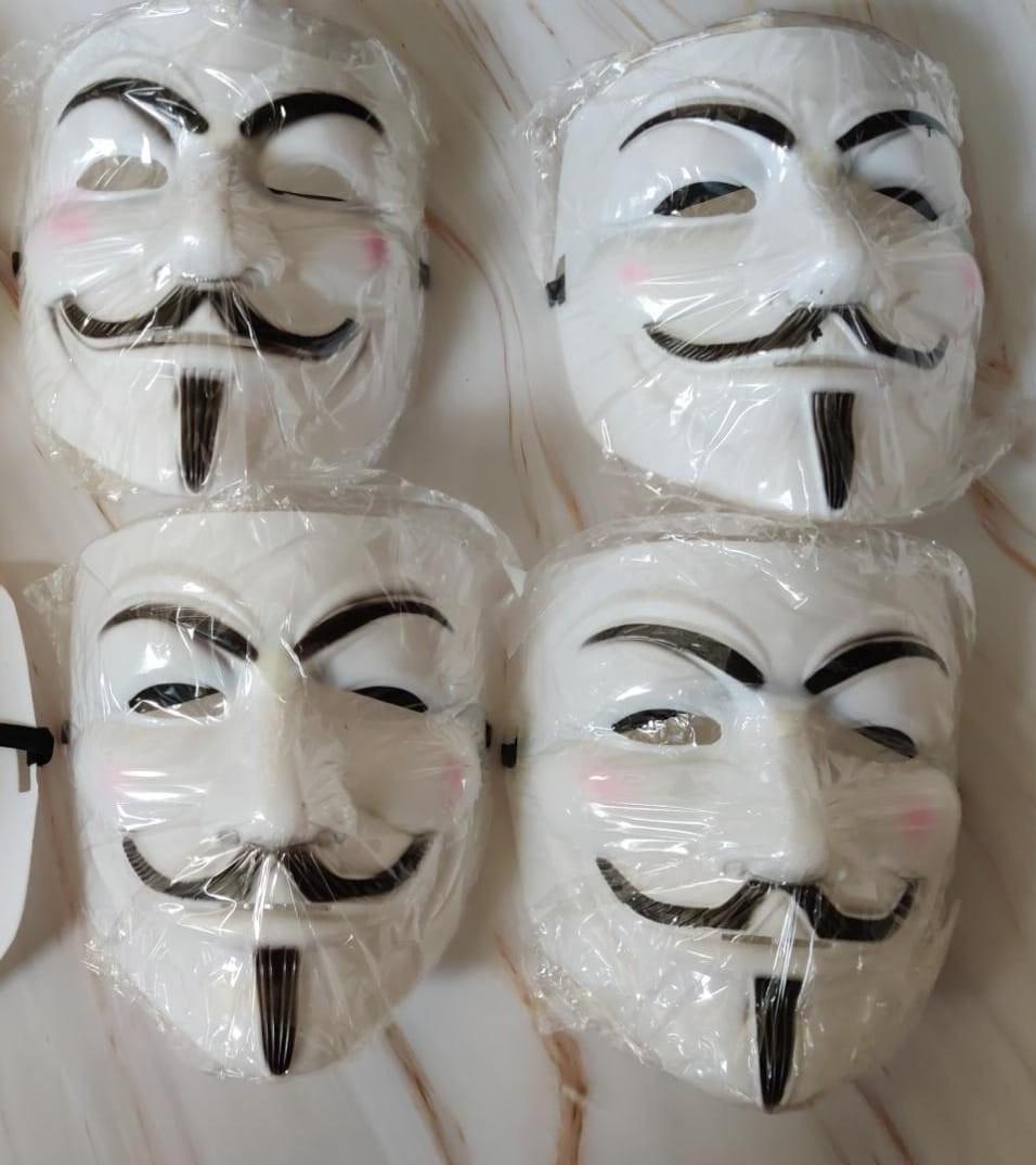 Anonymous Vendetta Face Mask Fancy Dress, Hobbies & Toys, Stationery