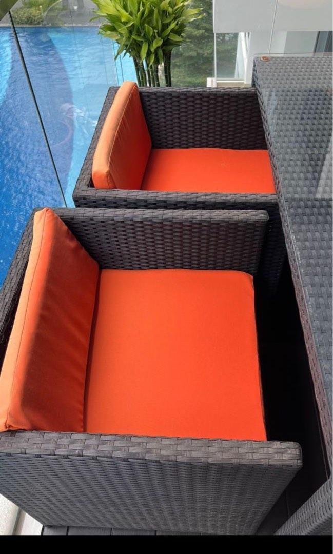 Balcony Furniture Set (6 Seater), Furniture & Home Living, Outdoor