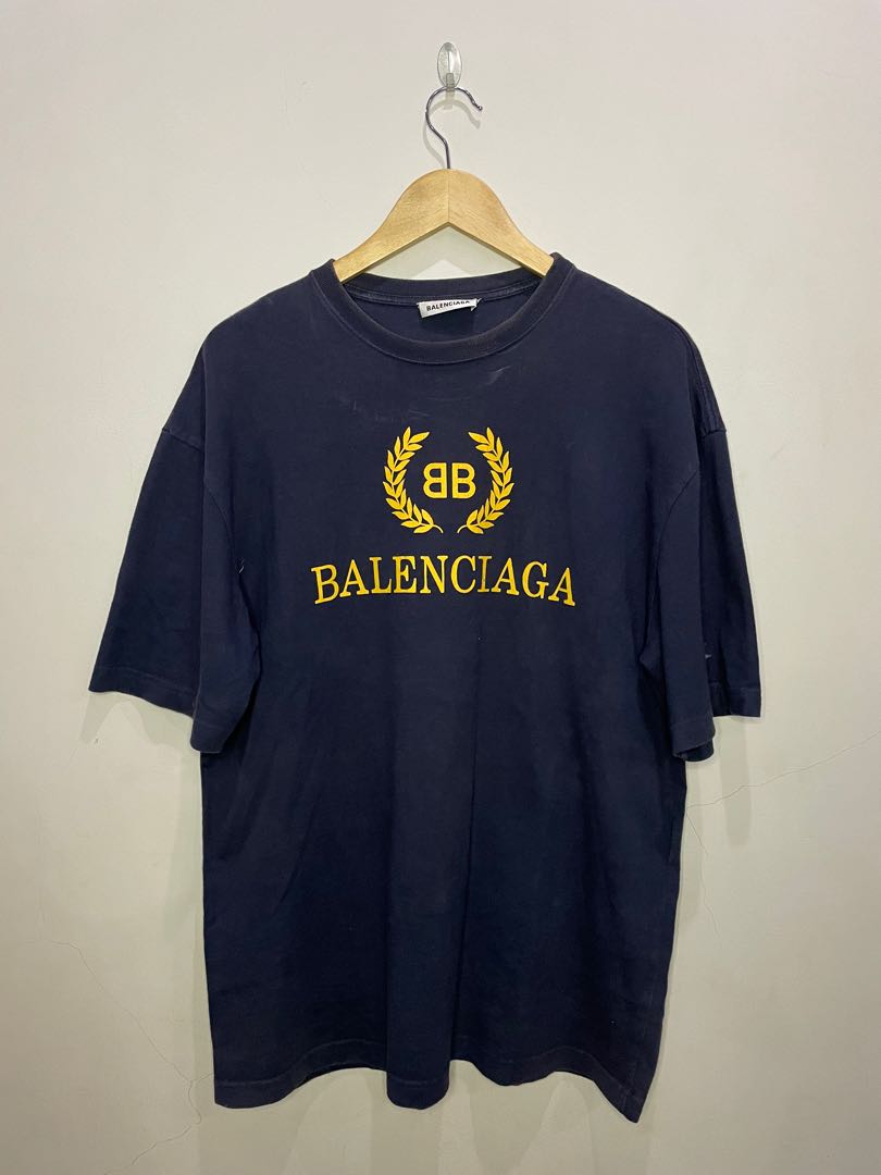 BALENCIAGA SCRIPT, Men's Fashion, Tops & Sets, Tshirts & Polo Shirts on ...