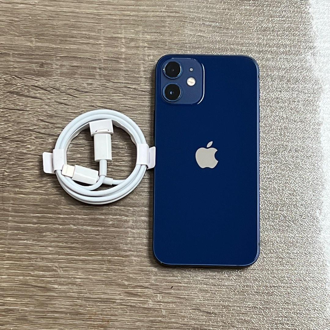 【バッテリー100%】【即日発送！】 iPhone12 mini64GB ブルー iPhone 12 訳あり特価 バッテリー新品同様(100%) iPhone12 64GB ブルー
