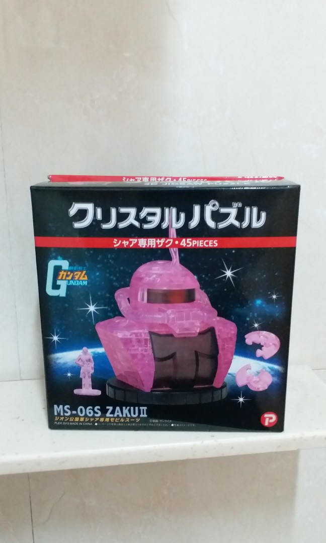 全新Beverly 3D jigsaw crystal MS-065 Zaku puzzle 水晶立體渣古紅