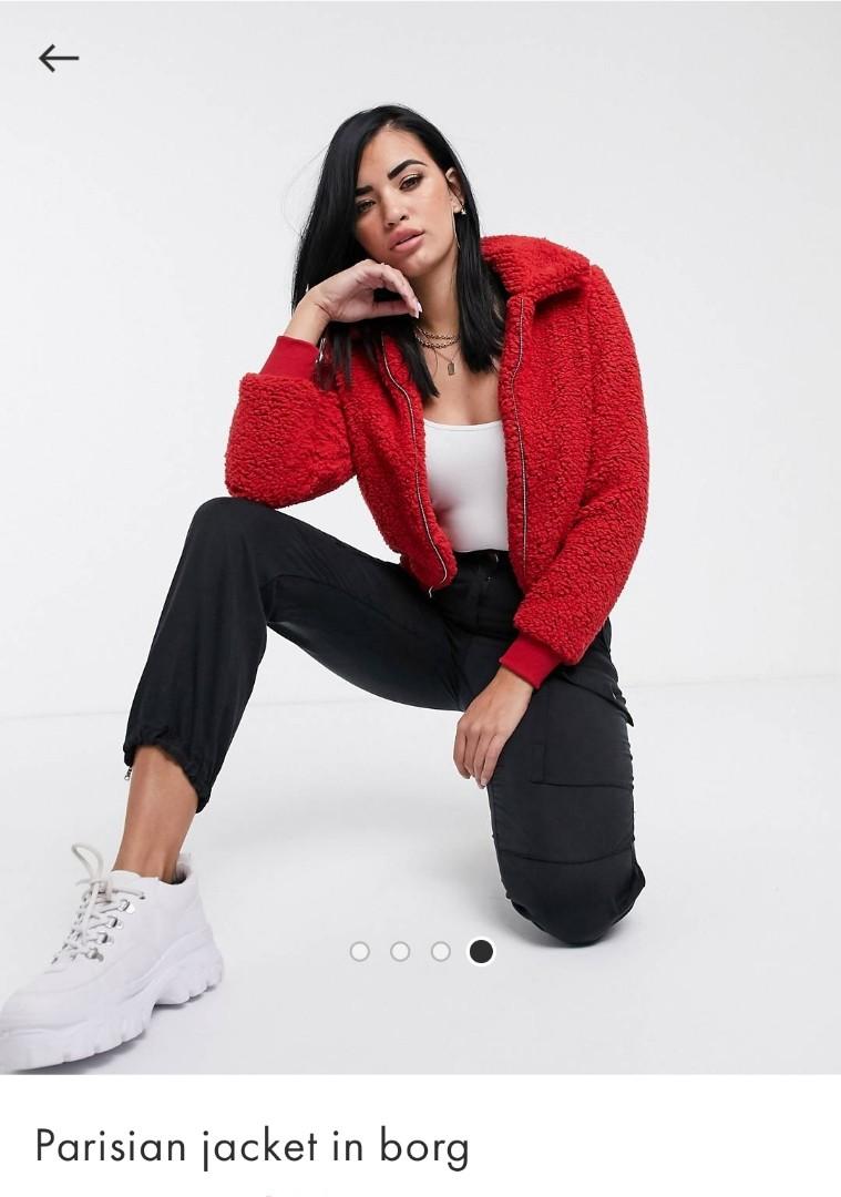 Borg jacket (Category: Coats, Jackets and Outerwear) located in Singapore. Submitted by carmenooo (Listing ID 1193767360, Image 1). Description: Never worn..