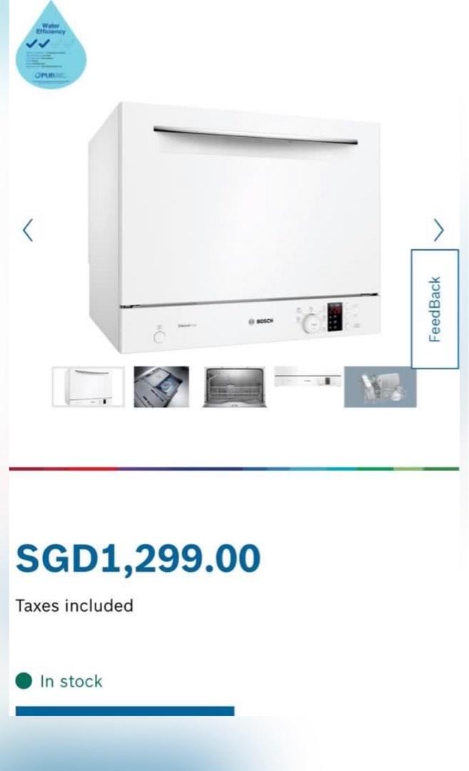 Bosch Table Top Dishwasher, TV & Home Appliances, Kitchen Appliances