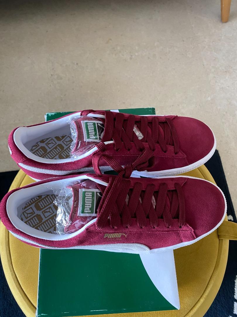 Maroon shop puma suede