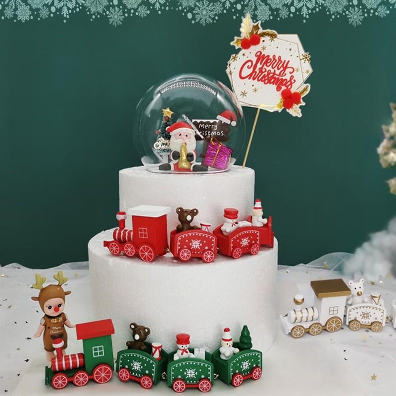 1Pc Plastic Christmas Train Cake Decorations 2023 Christmas Ornament Xmas  GiS0 | eBay