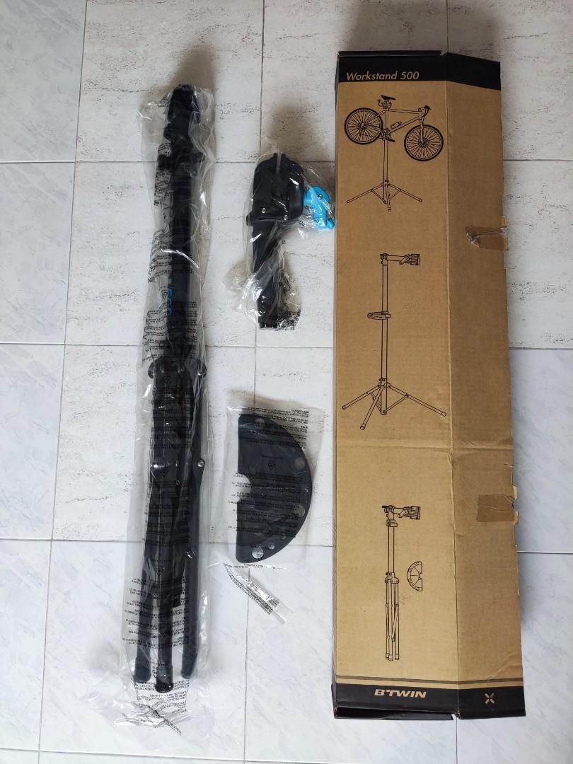 Bicycle Workstand 500 btwin foldable repair stand