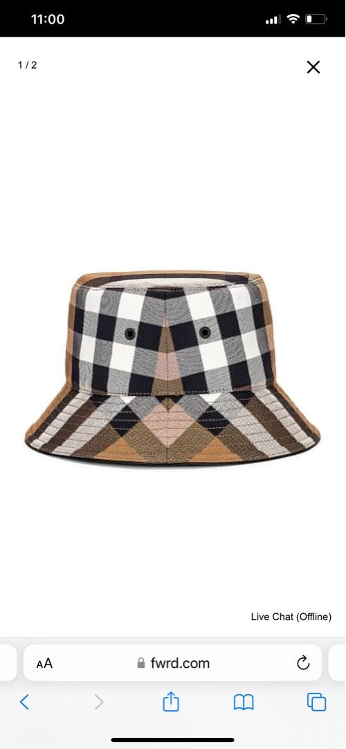 Burberry bucket hat, Luxury, Accessories on Carousell