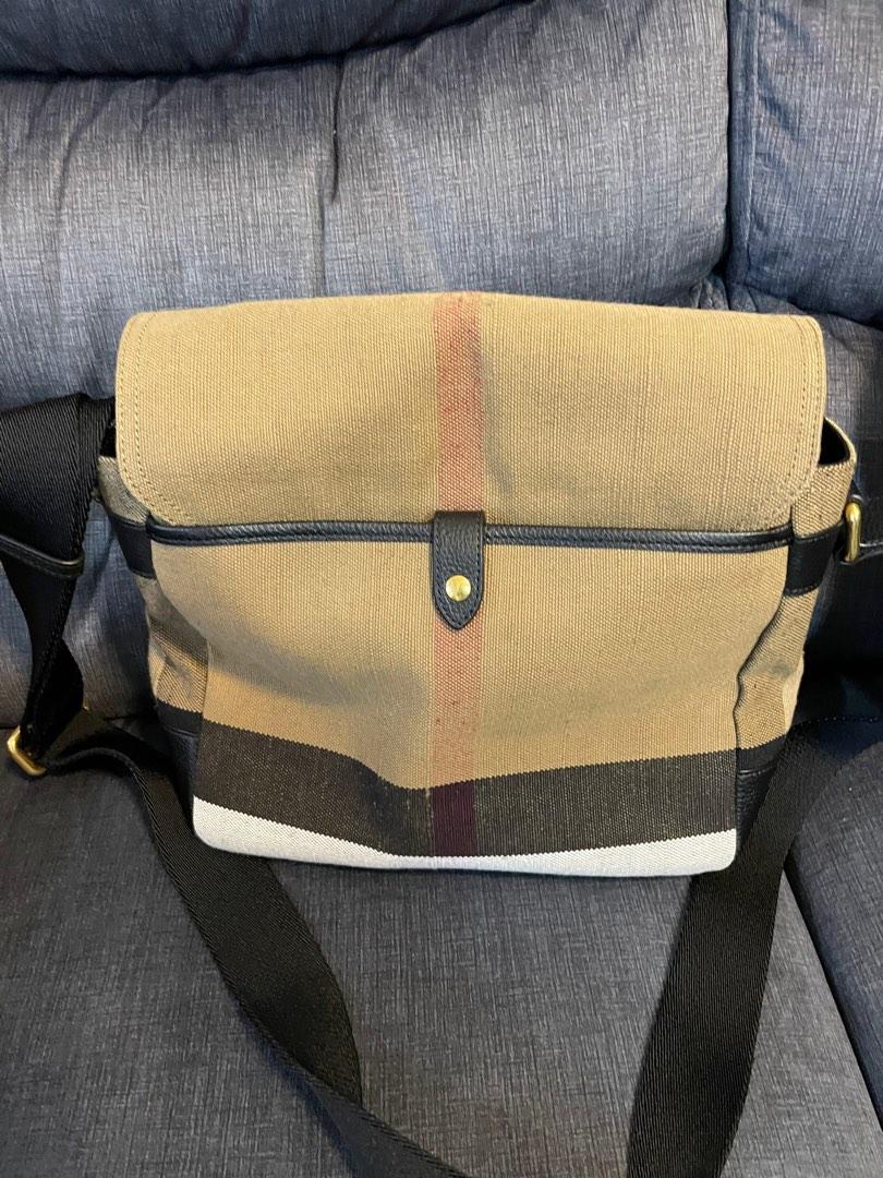 Burberry messenger bag, Men's Fashion, Bags, Sling Bags on Carousell