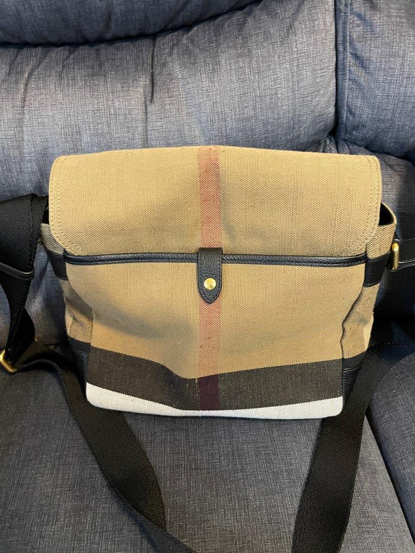 Burberry messenger bag, Men's Fashion, Bags, Sling Bags on Carousell