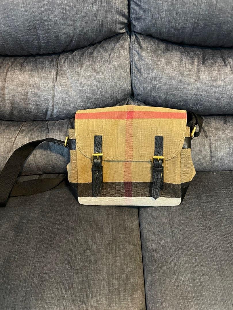 Burberry messenger bag, Men's Fashion, Bags, Sling Bags on Carousell