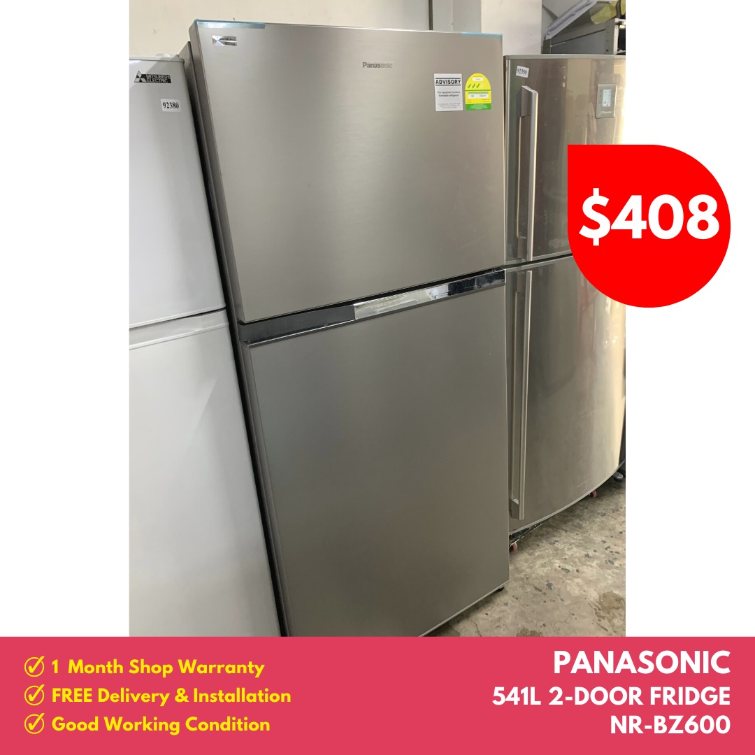 BUY NOW! PANASONIC 541L 2Door Fridge NRBZ600, TV & Home Appliances