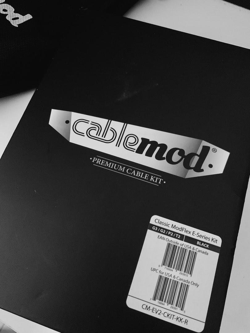 CableMod Classic ModFlex E-Series Cable Kit for EVGA G5 / G3 / G2 / P2 / T2  – BLACK – CableMod