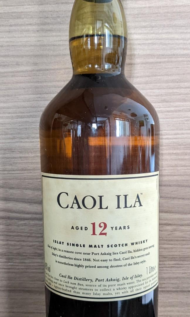 Caol Ila 12 (1000ml), Food & Drinks, Alcoholic Beverages on Carousell