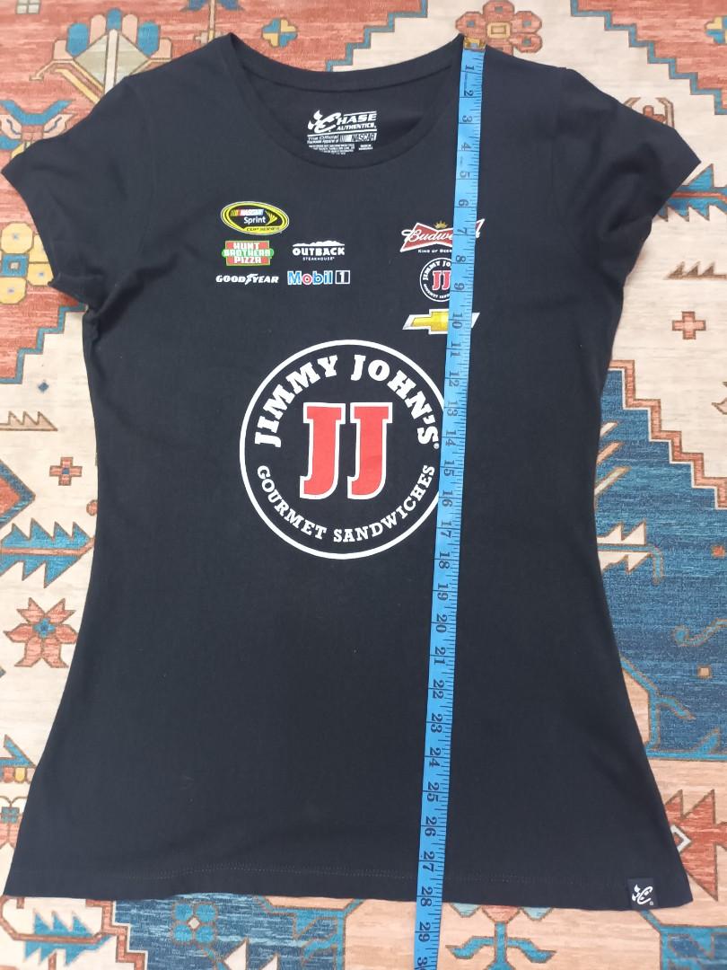 Chase Harvick Jimmy John's JJ lady shirt, Women's Fashion, Activewear on  Carousell