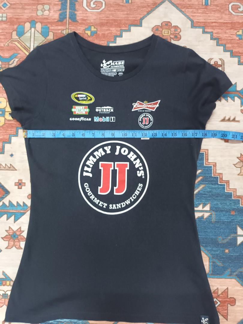 Chase Harvick Jimmy John's JJ lady shirt, Women's Fashion, Activewear on  Carousell