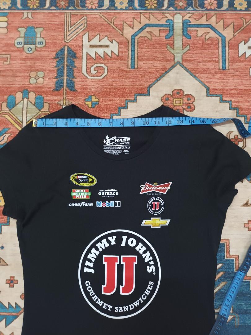Chase Harvick Jimmy John's JJ lady shirt, Women's Fashion, Activewear on  Carousell